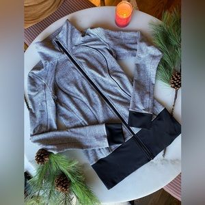 Lululemon Nice Asana Jacket Herringbone size 6